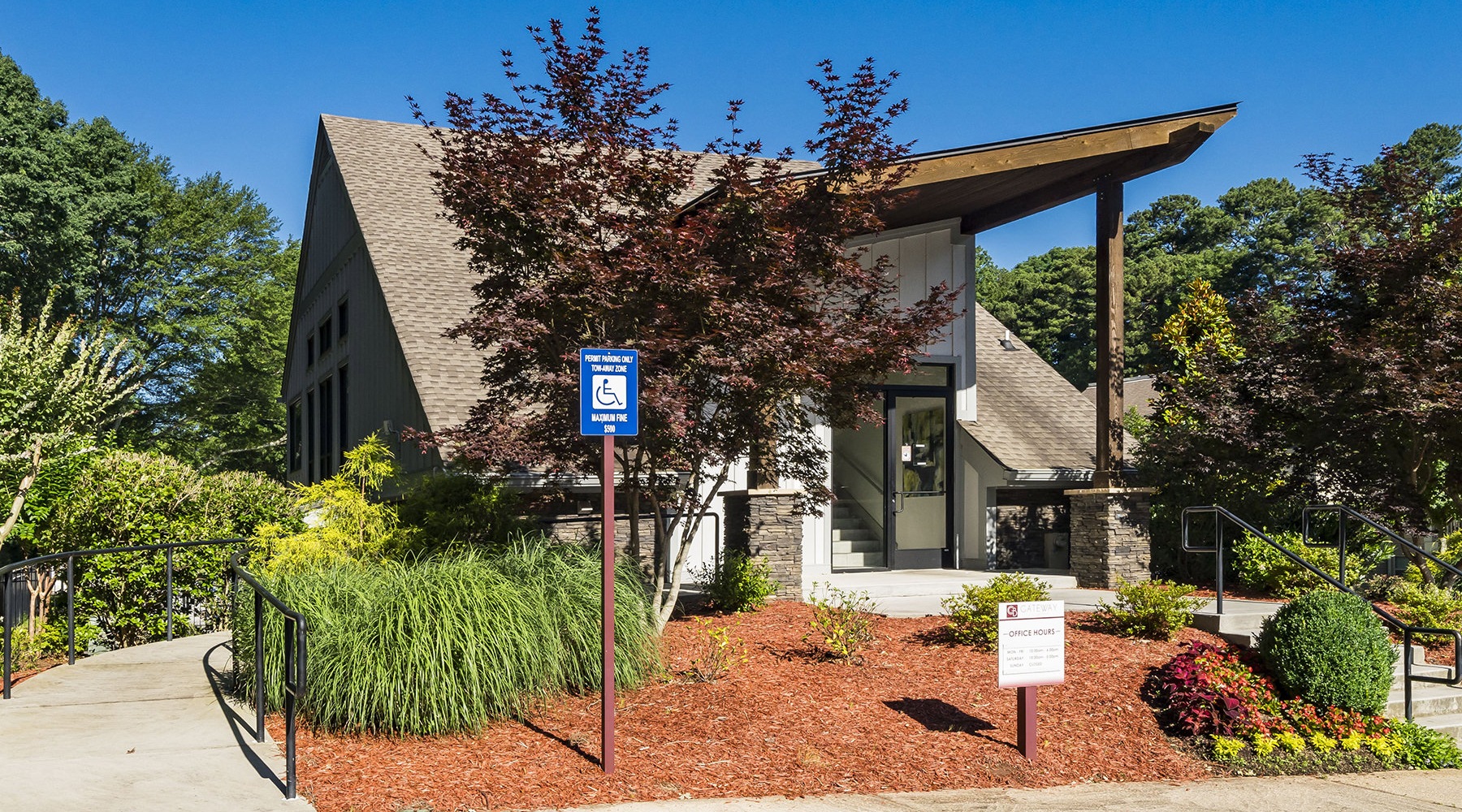 exterior view of the clubhouse